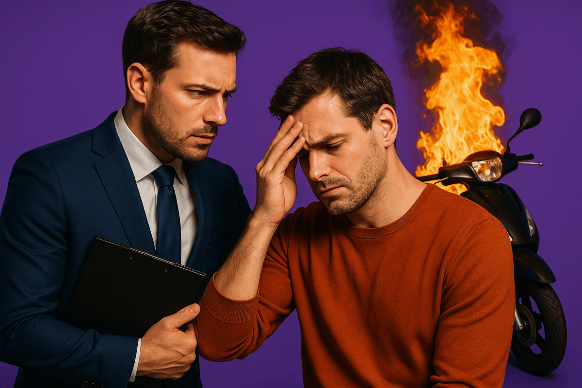 Incendie de garage, scooter volé : qui paie quoi ?