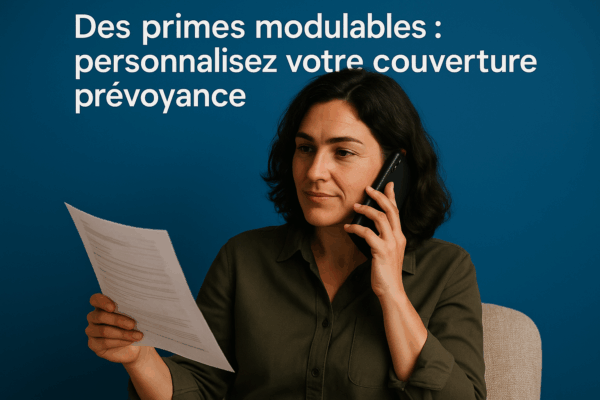 Des primes modulables pour une prévoyance sur-mesure